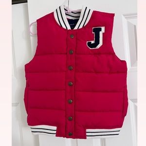 Janie and Jack Kid Patch Puffer Vest, NWT